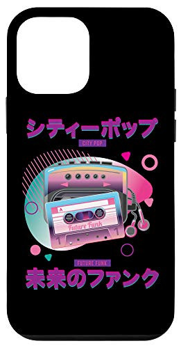 iPhone 12 mini Vaporwave Synthwave Cassettes Tape Kanji City Pop Case