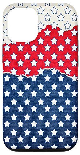 iPhone 12/12 Pro Stars American Flag Colors Case