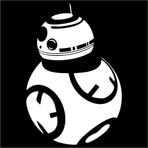 CCI BB8 Star Wars Droid Poe Decal Vinyl Sticker|Cars Trucks Vans Walls Laptop |White |5.5 x 3.75 in|CCI1924 CCI BB8 Star Wars Droid Poe Decal Vinyl Sticker|Cars Trucks Vans Walls Laptop |White |5.5 x 3.75 in|CCI1924