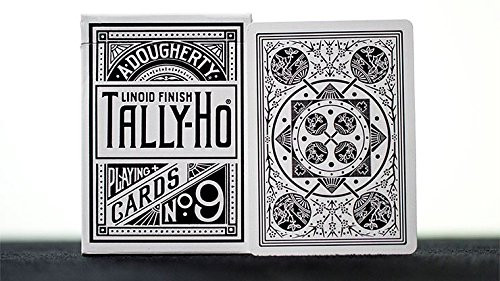 Penguin Magic (V) Magic Trick   White Tally-Ho (Fan Back) Playing Cards   Collectable Playing Cards