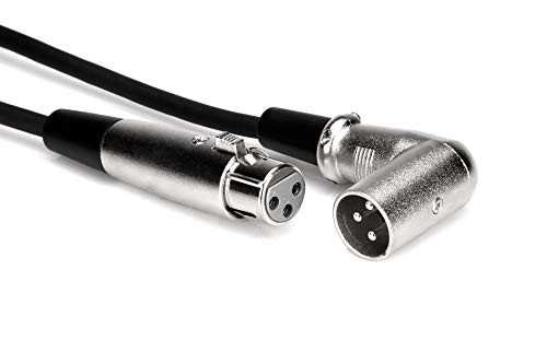Hosa XRR-101.5 Cable XLR3F - XLR3M RA 1.5 Feet
