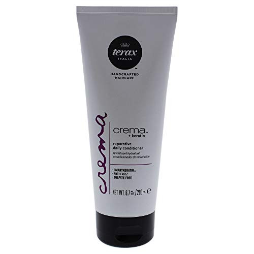 Terax Crema plus Keratin Original Reparative Daily Conditioner for Unisex, 6.7 Ounce