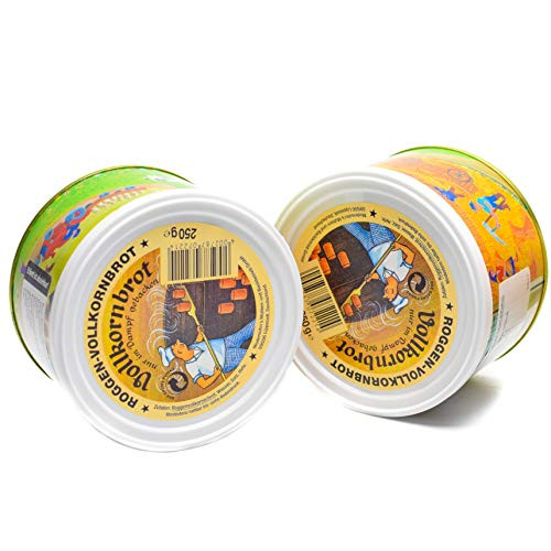 Militar Survival Food Pack Outdoor Whole Grain Bread 500g 17.6 oz MRE can Canned Full Grain Bread tin Grainy, Sliced 1 can x 17.6 oz