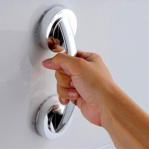 viviei Suction Shower Grab Bar Ultra Grip Shower Handle - Locking Grab Bars for Bathtubs and Showers Seniors, Disabled, Handicap, Elderly Assistance Product, Safety Suction Grip Bar viviei Suction Shower Grab Bar Ultra Grip Shower Handle - Locking Grab Bars for Bathtubs and Showers Seniors, Disabled, Handicap, Elderly Assistance Product, Safety Suction Grip Bar