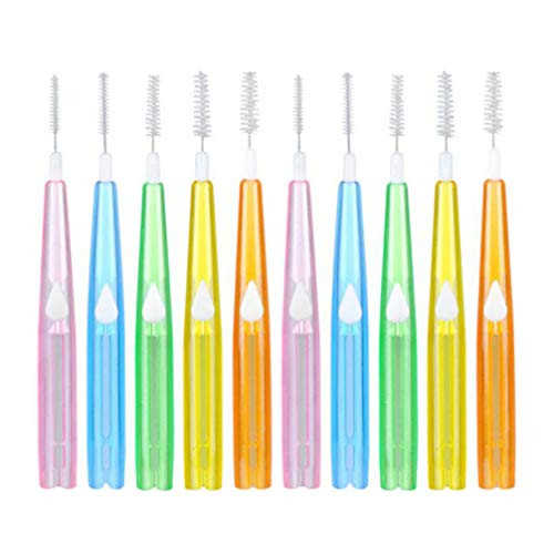 EXCEART 60pcs Interdental Brush Toothpick Tooth Flossing Head Oral Dental Hygiene Brush Tooth Cleaning Tool Brush Floss EXCEART 60pcs Interdental Brush Toothpick Tooth Flossing Head Oral Dental Hygiene Brush Tooth Cleaning Tool Brush Floss