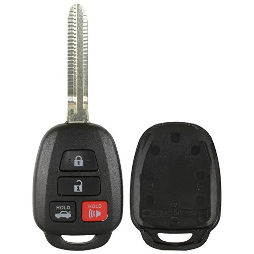 Discount Keyless Remote Entry Uncut Car Key Fob Replacement Case Shell Button Pad For HYQ12BDM