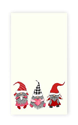Valentine Kitchen Tea Towel - Gnome Decorative Dish Towel - Holiday Bath Towel Decor - Hostess Gift Valentine Decor