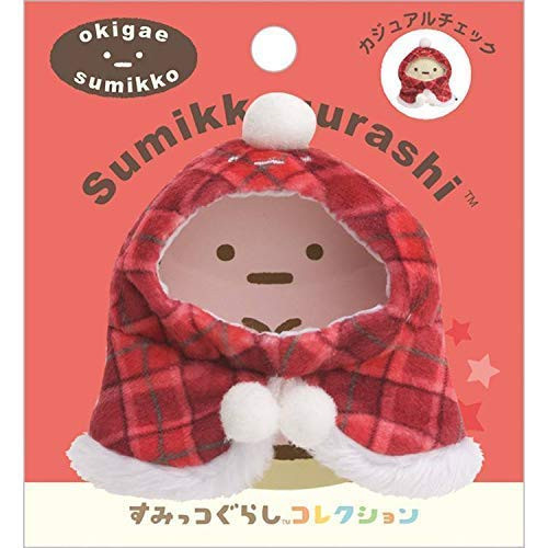 MX70301 Sumikko Gurashi Okigae Sumikko Poncho (Check)