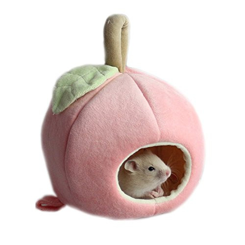 Mummumi Small Animals House Small Pet Hamster Hanging Bed House Hammock Cute Furit Winter Warm Fleece Guinea Pig Hedgehog Chinchilla Bed House Cage Nest Hamster Accessories (Pink) Mummumi Small Animals House Small Pet Hamster Hanging Bed House Hammock Cute Furit Winter Warm Fleece Guinea Pig Hedgehog Chinchilla Bed House Cage Nest Hamster Accessories (Pink)