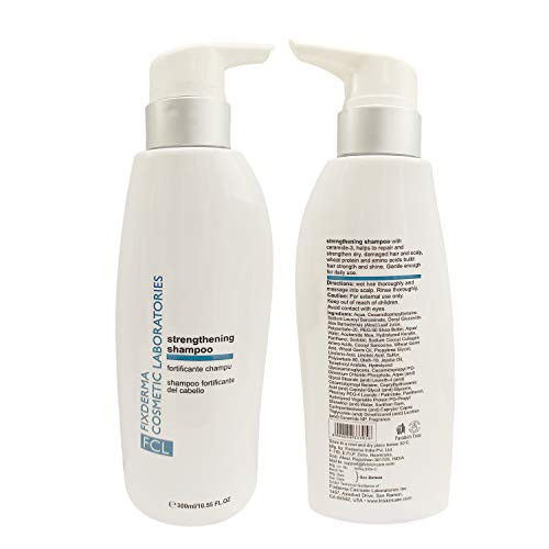FCL Strengthening Shampoo Strengthens Hair and Helps Repair Strands and Fresh, Shiny Hairs 10.5 Fl Oz