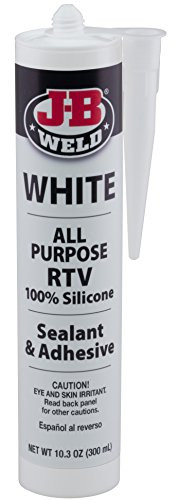 J-B Weld 31912 White All-Purpose RTV Silicone Sealant and Adhesive - 10.3 oz.