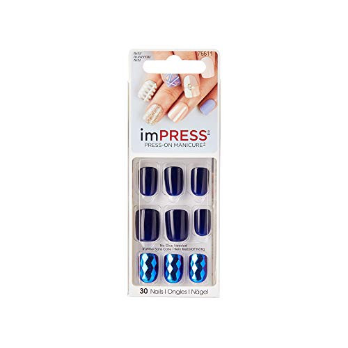 KISS imPRESS inchBeautiful Life inch Short Length Press-On Manicure Nails