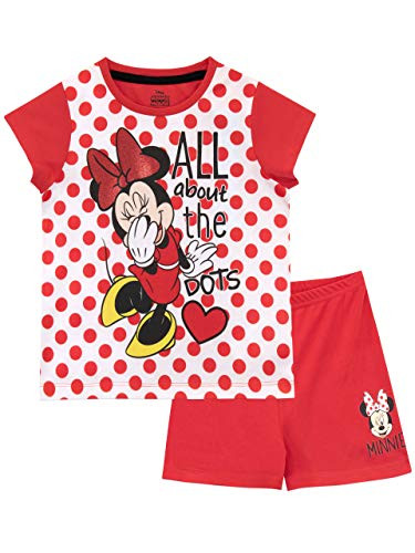 Disney Girls' Minnie Mouse Pajamas Red Size 5