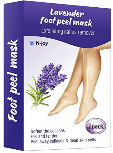 Foot Peel Mask - Exfoliating Sock Foot Mask - Peel Cuticle Remover - Foot Mask for Peeling Away Calluses and Dead Skin Cells - Get Silky Soft Feet Pedicure Kit