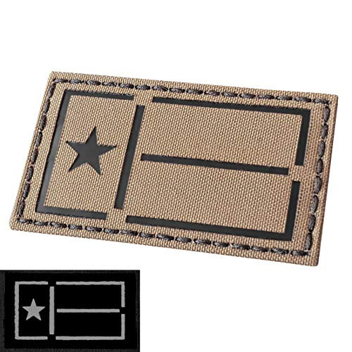 IR Coyote Tan Texas Lone Star Flag 2x3.5 IFF Tactical Morale Touch Fastener Patch IR Coyote Tan Texas Lone Star Flag 2x3.5 IFF Tactical Morale Touch Fastener Patch