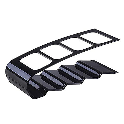 Smartcoco 4-Grid Remote Control Storage Rack Storage Box Creative Plastic Desktop Storage Box Rack for Living Room Bedroom