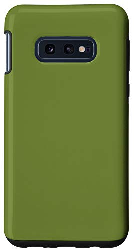 Galaxy S10e Olive Green Matte Solid Color Case