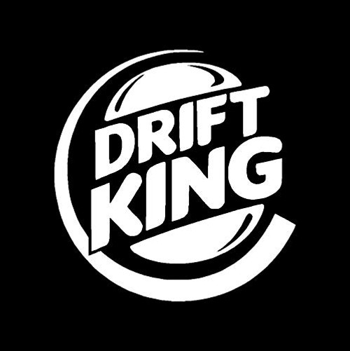 Makarios LLC Drift King JDM Cars Trucks Vans Walls Laptop MKR| White |5.5 x 5|MKR383 Makarios LLC Drift King JDM Cars Trucks Vans Walls Laptop MKR| White |5.5 x 5|MKR383