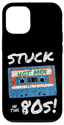 iPhone 12/12 Pro Stuck in the 80s, Retro Distressed DJ Eighties Cassette Tape Case