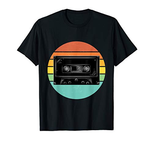 Vintage Cassette Tape Sunset Classic Mixtapes Retro 80s 90s T-Shirt