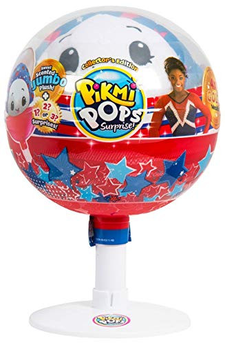 Pikmi Pops Surprise Jumbo Collector's Edition Olympic Gold Medalist Simone Biles Lucky The Turtle Plush