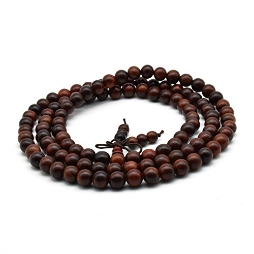 Zen Dear Unisex Natural Rosewood Prayer Beads Buddha Buddhist Prayer Meditation Mala Necklace Bracelet (8mm 108 beads) Zen Dear Unisex Natural Rosewood Prayer Beads Buddha Buddhist Prayer Meditation Mala Necklace Bracelet (8mm 108 beads)