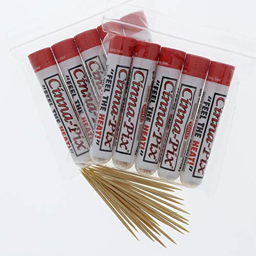 Cinna-pix Cinnamon Toothpicks Tubes (10 Pack)