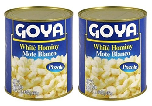 Goya White Hominy 29oz   Mote Blanco 822g (Pack of 02)