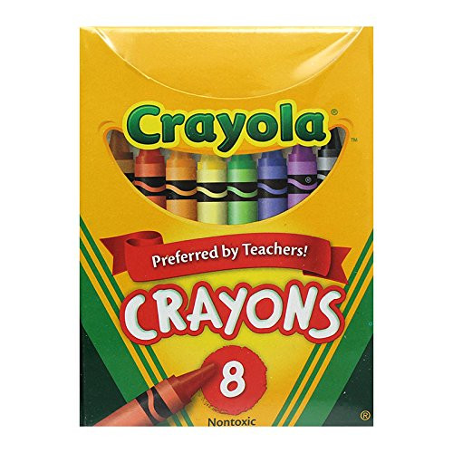 Classic Color Pack Crayons (Tuck Box, 8 Colors/Box) [Set of 6]