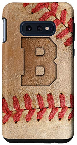 Galaxy S10e Baseball Phone Case with letter B Baseball Player Name Gift Case