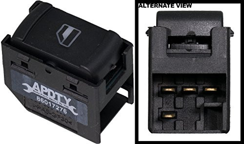 APDTY 012613 Power Window Switch Single 1 Button Fits Front Right or Rear Left or Rear Right On 2005 VW Bora 1999-2006 Golf 1999-2006 Jetta 1998-2005 VW Passat (Replaces 3BO 959 855 B, 3B0959855B01C)