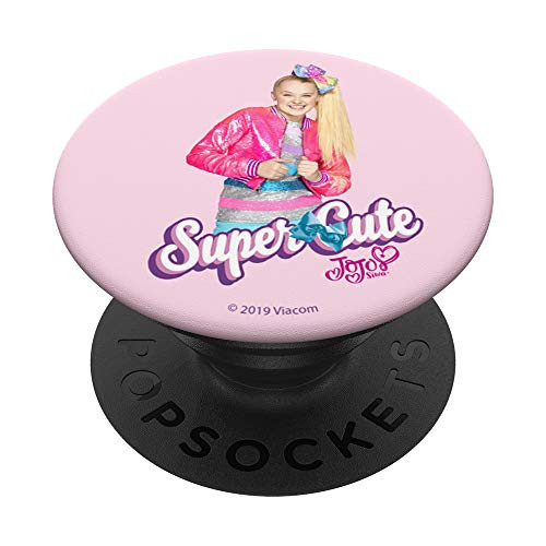 Nickelodeon JoJo Siwa Super Cute Portrait PopSockets PopGrip: Swappable Grip for Phones  and  Tablets