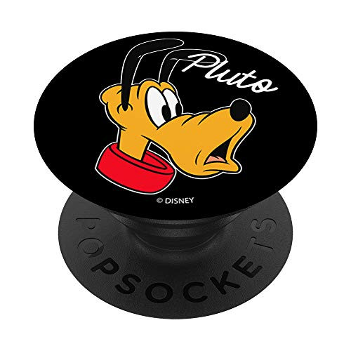 Disney Mickey And Friends Pluto Big Face PopSockets Grip and Stand for Phones and Tablets