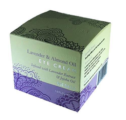 Lavender And Almond Oil Eye Cream Infused with Lavendar Extract and Jojoba Oil