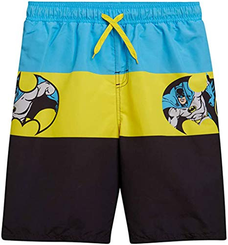 DC Comics Batman Little Boys Swim Trunks (Yellow, 5/6)
