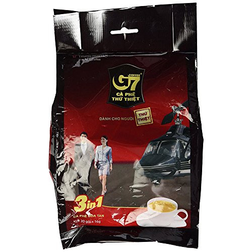 Trung Nguyen G7 3in1 instant Vietnamese Coffee Mix - 20 Sachets