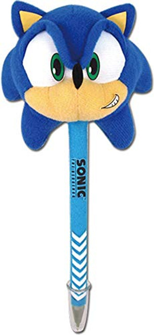 Great Eastern Entertainment Sonic The Hedgehog - Sonic Head Plush Pen Great Eastern Entertainment Sonic The Hedgehog - Sonic Head Plush Pen