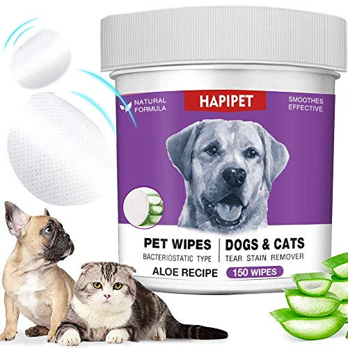 150 Pads Pet Eye Wipes,Eye Tear Stain Remover Wipes for Cats and Dogs,Eye Crust Treatment for White Fur,Unscented Gentle Pet Tear Wipe 150 Pads Pet Eye Wipes,Eye Tear Stain Remover Wipes for Cats and Dogs,Eye Crust Treatment for White Fur,Unscented Gentle Pet Tear Wipe