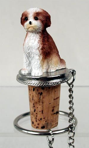 Conversation Concepts Shih Tzu Tan w/Sport Cut Bottle Stopper