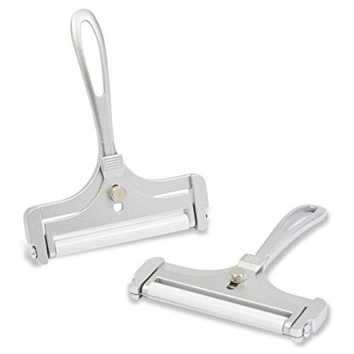 Cheese Slicers with Wire, Heavy Duty Adjustable Cutter (2 Pack)