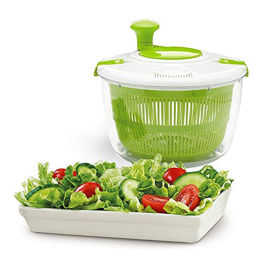 Salad Spinner,Large 5L Lettuce Washer and Dryer Perfect for Washing and Drying Leafy Vegetables
