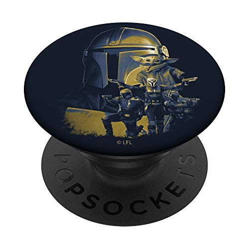 Star Wars: The Mandalorian Group Shot Mashup P7 PopSockets PopGrip: Swappable Grip for Phones  and  Tablets