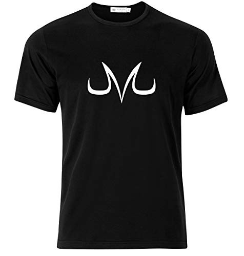Majin Vegeta Dragon Ball Statue - Anime Vegeta Majin Dragon Ball Figures Tshirt for Men (Large) Black