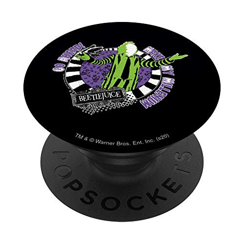 Beetlejuice Go Ahead PopSockets PopGrip: Swappable Grip for Phones  and  Tablets