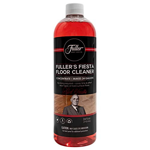 Fuller Brush Fiesta Floor Cleaner Liquid Concentrate - Eco Multi-Surface  and  Industrial Cleaning for Hardwood, Laminate, Linoleum, Tile  and  Ceramic Floors, 24 Fl. Oz. Bottle (1)