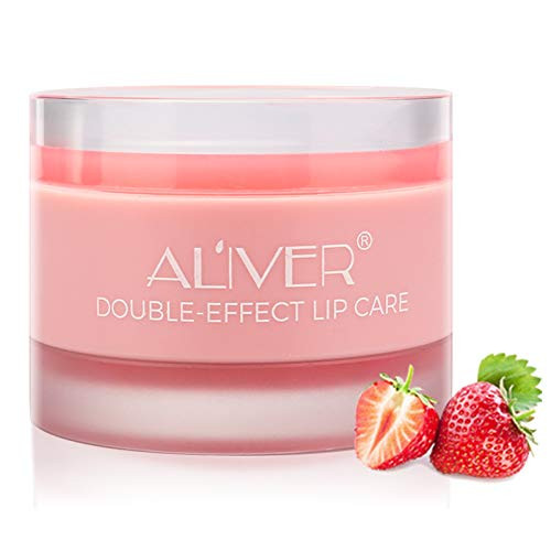 Lip ScrubplusLip Sleeping Mask Double Effect with Collagen Peptides, Lip Treatment,Overnight Moisturizing Repairing Lips Mask, Effectively Moisturizes And Repairs Dry Lips