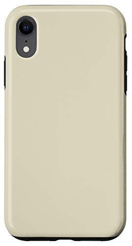 iPhone XR Matte Light Beige Yellow Pattern AEJ089 Case