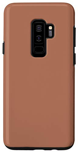 Galaxy S9plus Matte Brown Beige Red Pattern AEJ109 Case