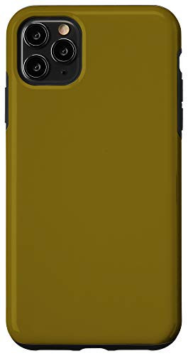 iPhone 11 Pro Max Matte Dark Green Olive Pattern AEJ165 Case