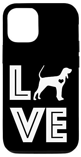 iPhone 12/12 Pro Black and Tan Coonhound Dog Lover Gift AEI012 Case